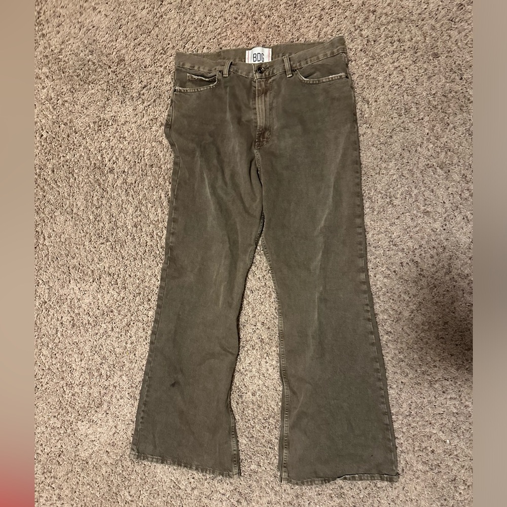 green BDG jeans